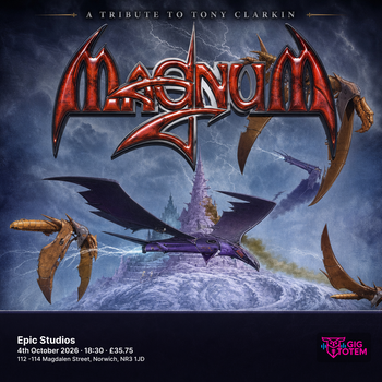 Magnum at Epic Studios on 4 October 2026 gig poster