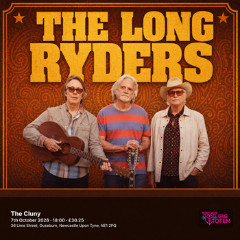 The Long Ryders at The Cluny on 7 October 2026 gig poster