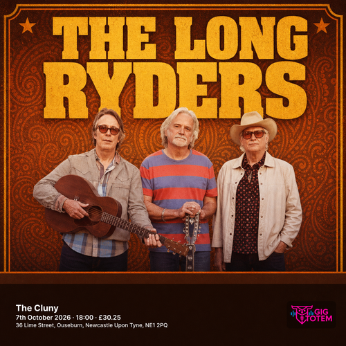 The Long Ryders at The Cluny on 7 October 2026 gig poster