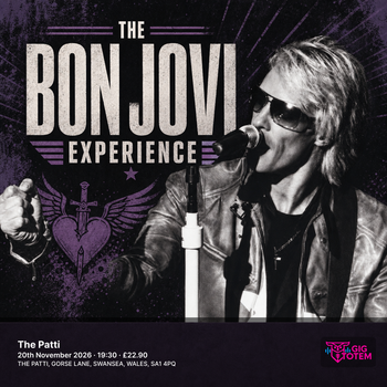 The Bon Jovi Experience at The Patti on 20 November 2026 gig poster