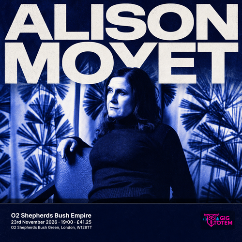 Alison Moyet at O2 Shepherds Bush Empire on 23 November 2026 gig poster