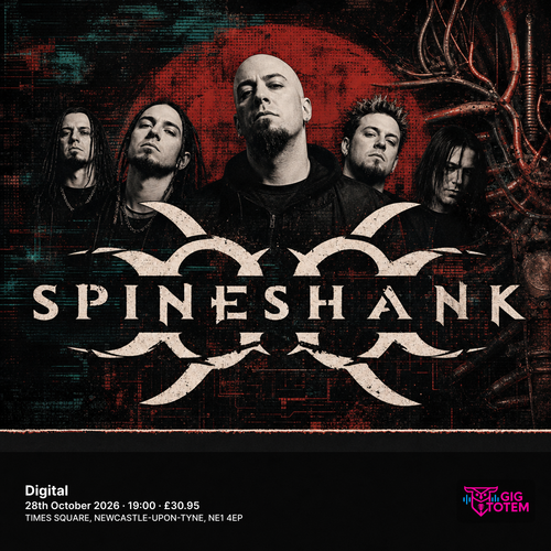 Spineshank + Orgy Spineshank at Digital on 28 October 2026 gig poster
