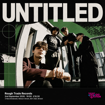 untitled at Rough Trade on 2 September 2026 gig poster