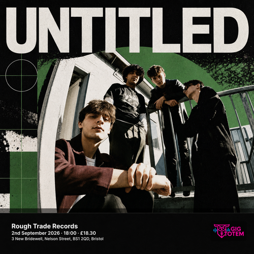 untitled at Rough Trade on 2 September 2026 gig poster