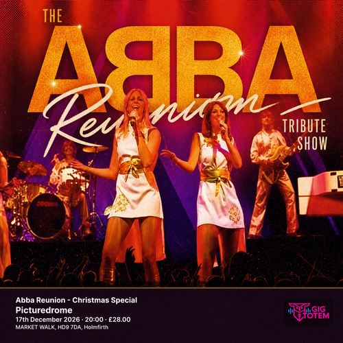 Abba Reunion - Christmas Special The ABBA Reunion Tribute Show at Picturedrome on 17 December 2026 gig poster