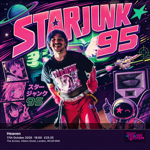 Starjunk 95 at Heaven on 17 October 2026 gig poster