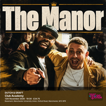 DUTCH & GRAFT The Manor at Club Academy on 12 November 2026 gig poster