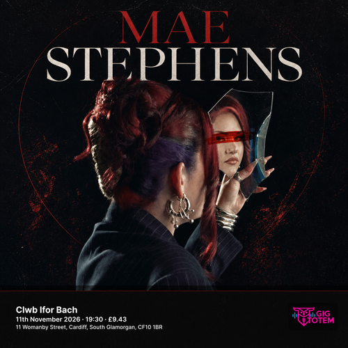 Mae Stephens at Clwb Ifor Bach on 11 November 2026 gig poster