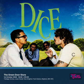 DICE at Green Door Store on 1 October 2026 gig poster