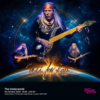 Uli Jon Roth at The Underworld on 5 October 2026 gig poster