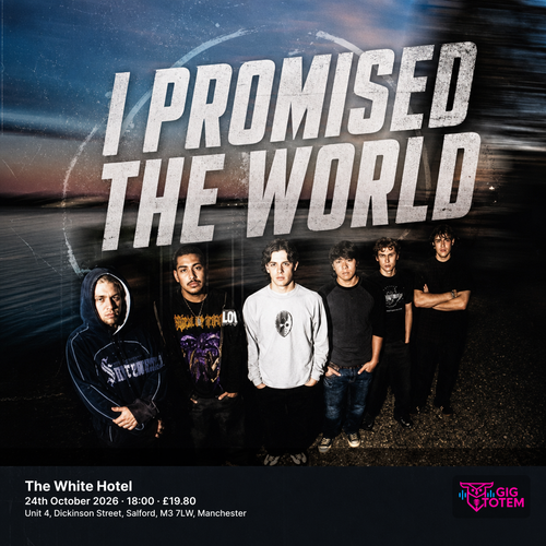 I Promised The World Rosasharin at The White Hotel on 24 October 2026 gig poster