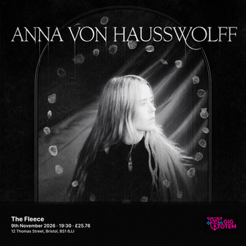 Anna Von Hausswolff at The Fleece on 9 November 2026 gig poster