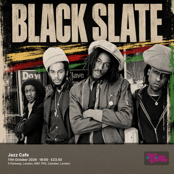 Black Slate at Jazz Cafe on 11 October 2026 gig poster