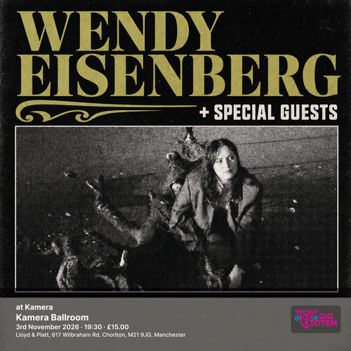 Wendy Eisenberg at Kamera Wendy Eisenberg at Kamera Ballroom on 3 November 2026 gig poster
