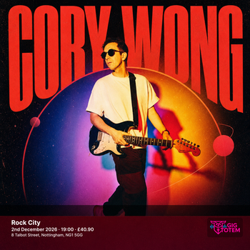 Cory Wong at Rock City on 2 December 2026 gig poster