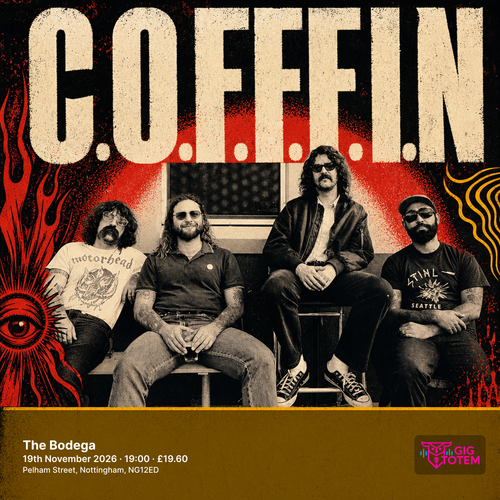 C.O.F.F.I.N at The Bodega on 19 November 2026 gig poster