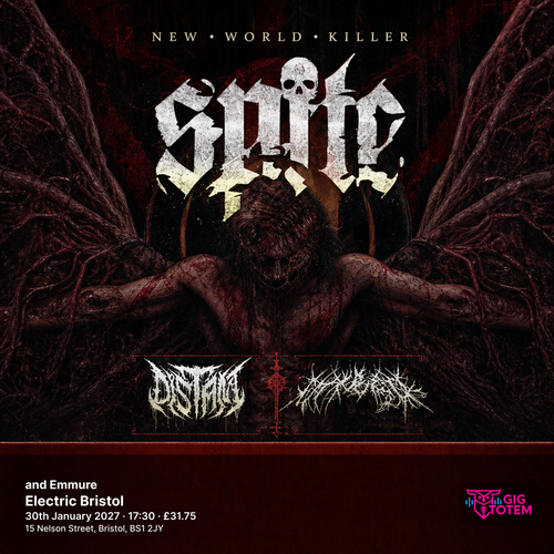Spite and Emmure Spite, Emmure at Electric Bristol on 30 January 2027 gig poster