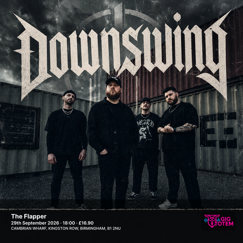 Downswing at The Flapper on 29 September 2026 gig poster