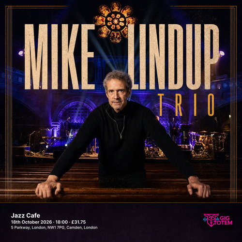 Mike Lindup Trio at Jazz Cafe on 18 October 2026 gig poster