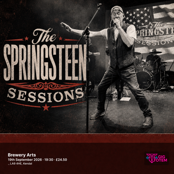The Springsteen Sessions at Brewery Arts on 19 September 2026 gig poster