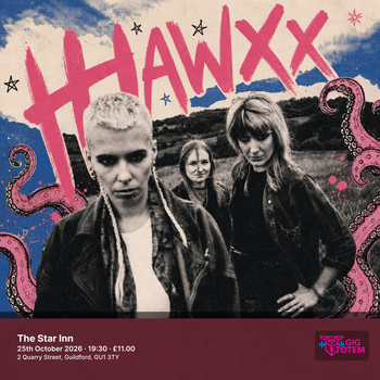 Hawxx at The Star Inn on 25 October 2026 gig poster