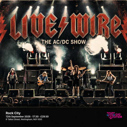 Livewire The AC/DC Show Live/Wire - The AC/DC Show at Rock City on 12 September 2026 gig poster