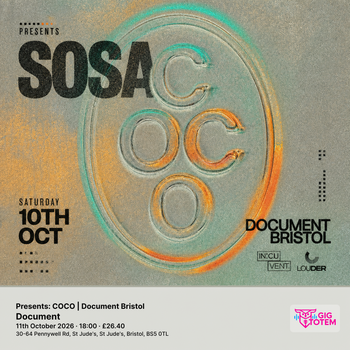 SOSA Presents: COCO | Document Bristol SOSA at Document on 11 October 2026 gig poster