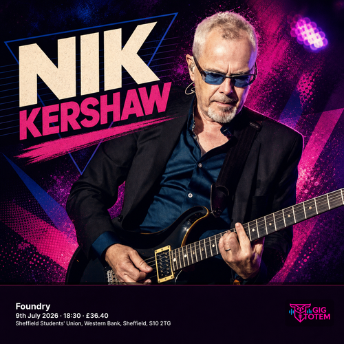 Nik Kershaw Seb Wesson at Foundry on 9 July 2026 gig poster