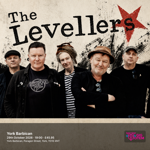 The Levellers Levellers at York Barbican on 29 October 2026 gig poster