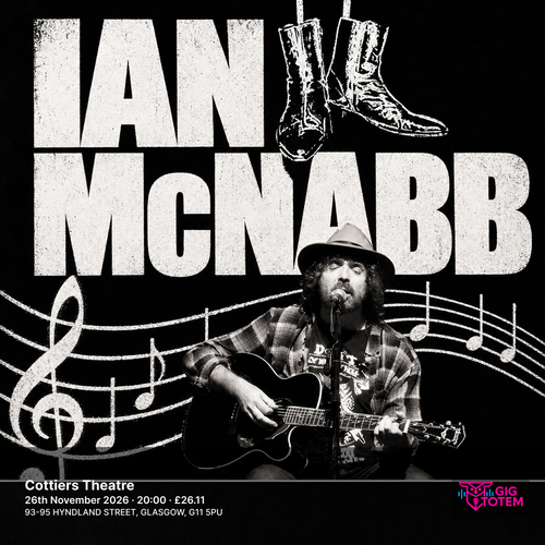 Ian McNabb at Cottiers Theatre on 26 November 2026 gig poster