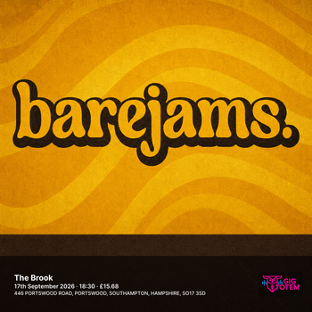 BARE JAMS at The Brook on 17 September 2026 gig poster