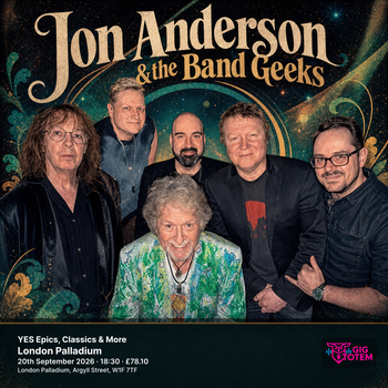 Jon Anderson & the Band Geeks - YES Epics, Classics & More Jon Anderson & the Band Geeks at The Palladium on 20 September 2026 gig poster