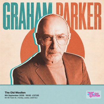 Graham Parker at The Old Woollen on 9 September 2026 gig poster