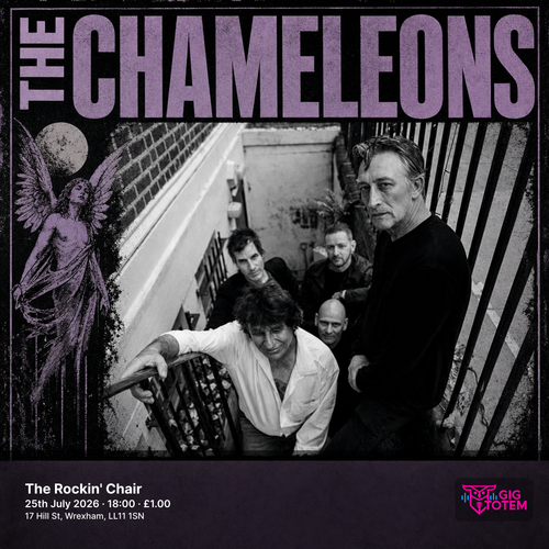Chameleons at The Rockin' Chair on 25 July 2026 gig poster