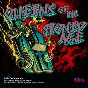 Queens of the Stoned Age at Cafe Drummonds on 10 October 2026 gig poster
