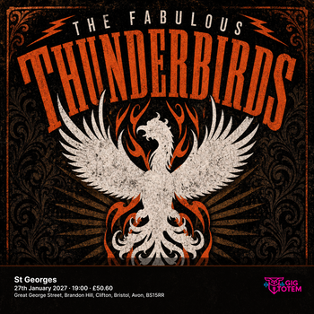 The Fabulous Thunderbirds at St Georges on 27 January 2027 gig poster