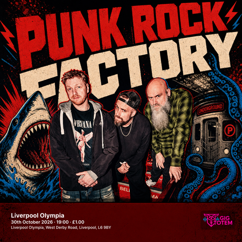 Punk Rock Factory at Olympia on 30 October 2026 gig poster
