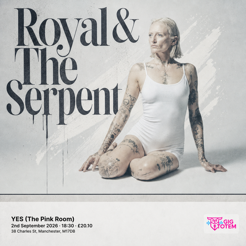 Royal & The Serpent at YES (The Pink Room) on 2 September 2026 gig poster