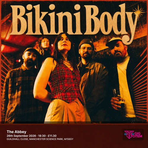 Bikini Body at The Abbey on 26 September 2026 gig poster