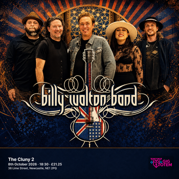 Billy Walton Band Mrs Beckett at Cluny 2 on 8 October 2026 gig poster