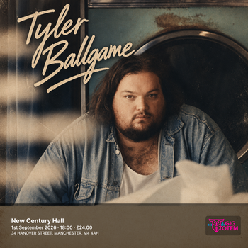 Tyler Ballgame at New Century Hall on 1 September 2026 gig poster