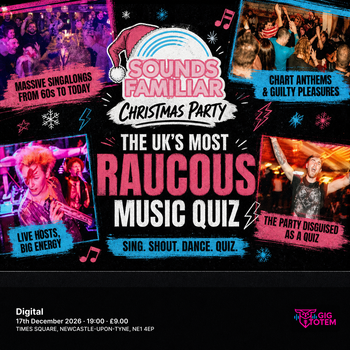SOUNDS FAMILIAR CHRISTMAS PARTY at Digital on 17 December 2026 gig poster