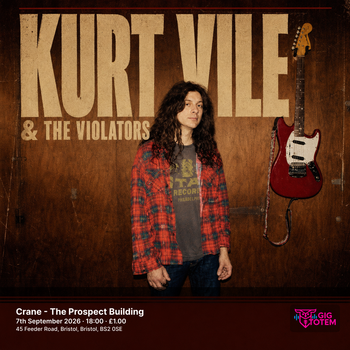 Kurt Vile & The Violators Ryan Davis & the Roadhouse Band at The Prospect Building on 7 September 2026 gig poster