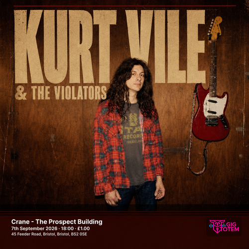 Kurt Vile & The Violators Ryan Davis & the Roadhouse Band at The Prospect Building on 7 September 2026 gig poster