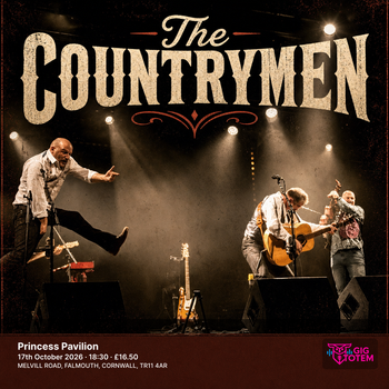The Countrymen at Princess Pavilion on 17 October 2026 gig poster