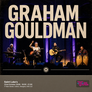 Graham Gouldman at Saint Luke's on 22 October 2026 gig poster