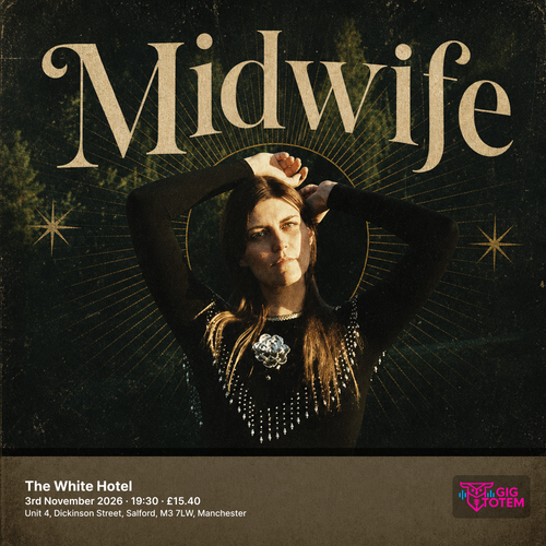 Midwife at The White Hotel on 3 November 2026 gig poster