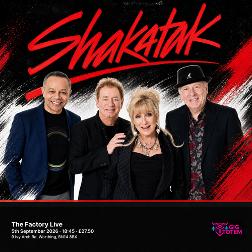SHAKATAK at The Factory Live on 5 September 2026 gig poster