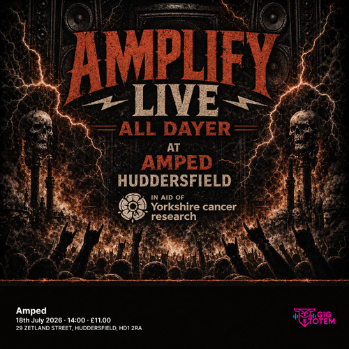 Amplify Live - All Dayer at Amped on 18 July 2026 gig poster