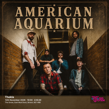 American Aquarium at Thekla on 12 November 2026 gig poster